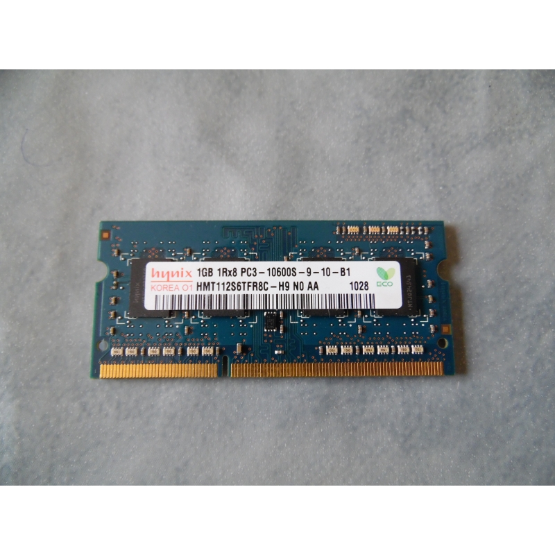 Sodimm 1GB 1Rx8 PC3 10600S hynix